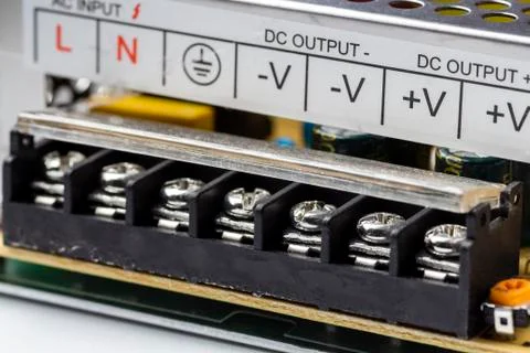 Electrical equipment close-up Stock Photos