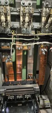 Electrical equipment electricity high current Stock Photos