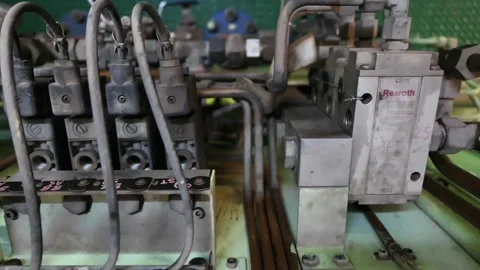 Electrical Equipment on Ship Pneumatics Stock Footage 222283866