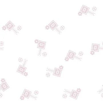 Electrical fuse glyph seamless pattern Stock Illustration