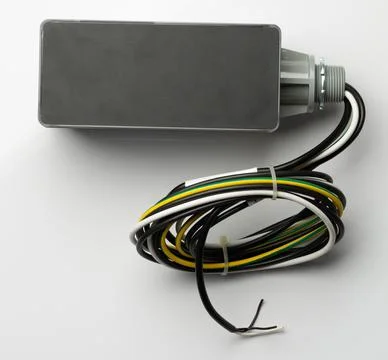 Electrical home surge protector device Stock Photos