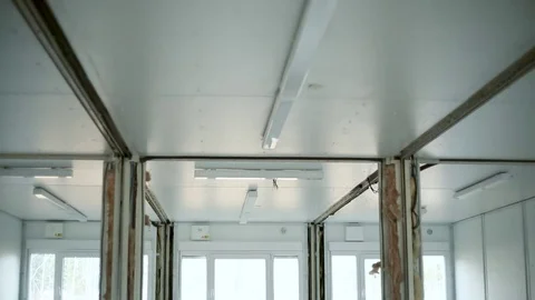 Electrical installation in the building Stock Footage 80309007