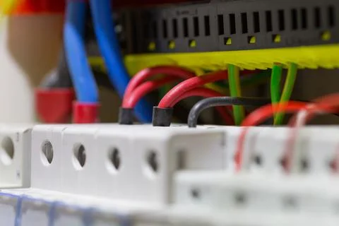 Electrical installation Stock Photos