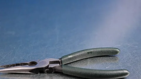 Electrical installation tools for the assembly of electrical equipment. Stock Footage 339357725