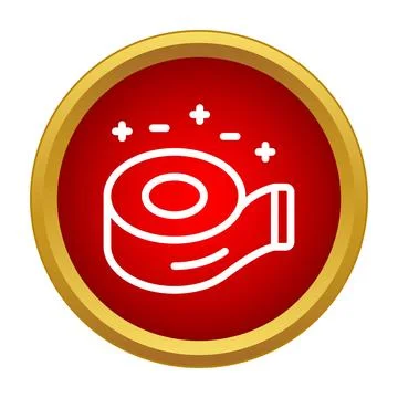 Electrical insulating tape icon for electrical work イラスト素材