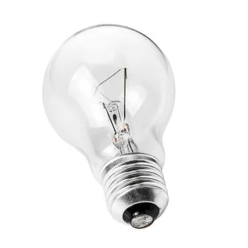 Electrical light bulb Foto stock
