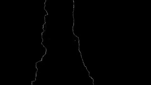 Electrical lightning Storm white color glow effect background Stock Footage 322898329