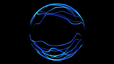 Electrical lines to form a circle Stock Footage 886843