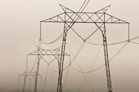 Electrical Lines Stock Photos