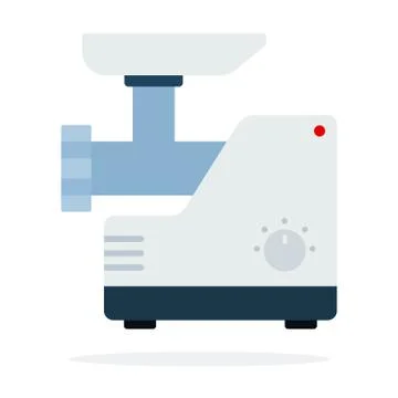Electrical Meat grinder vector flat isolated Stockillustratie