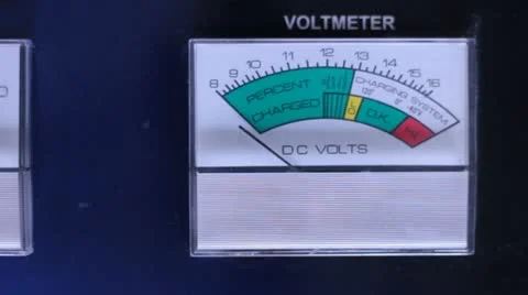 Electrical Meter for Battery Charging Video stock 21192669