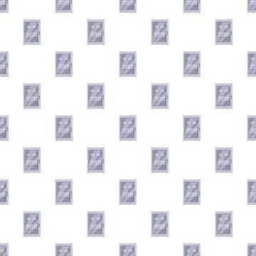 Electrical meter boxes creating a seamless pattern Stock Illustration