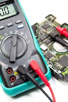 Electrical multimeter Stock Photos