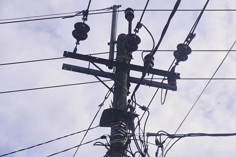 Electrical network cable Stock Photos