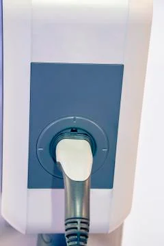 Electrical nozzle for charging Stock Photos