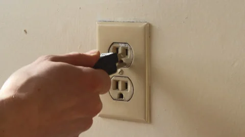 Electrical Outlet Stock Footage 34511194
