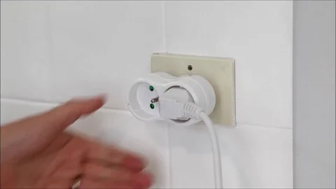 Electrical outlet Stock Footage 77097469
