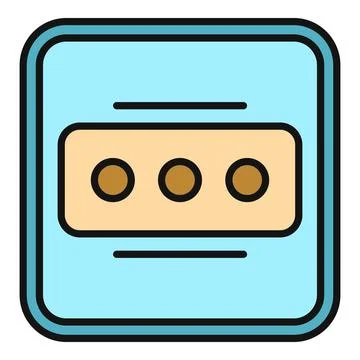 Electrical outlet socket measuring power energy current icon Stock Illustration