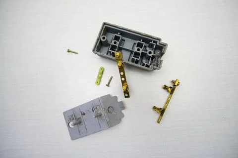 Electrical outlet for two electrical plugs Foto stock