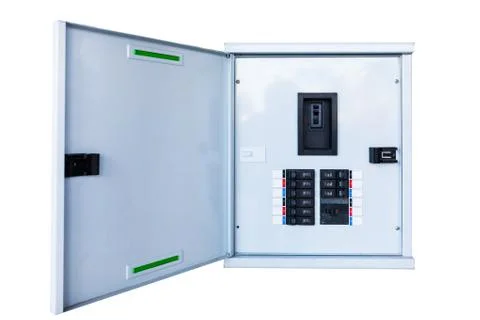 Electrical panel Controls and switches Stock Photos