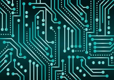 Electrical Panel Digital Dimension Background Stock Illustration