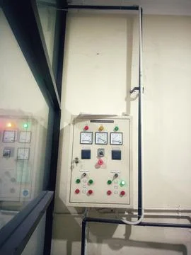 An electrical panel is a tool or device that has a function to divide, Foto stock