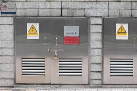 Electrical Pillar Box Stock Photos
