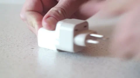 Electrical Plug Adapter Stock Footage 50424726