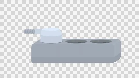 Electrical plug and socket. Power supply animation. Cartoon Stock Footage 146304080