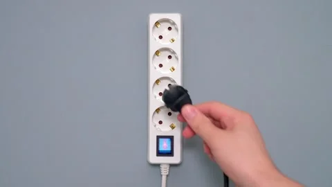 Electrical Plug Stock Footage 273511766