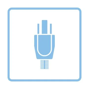 Electrical plug icon Stock Illustration