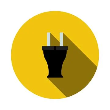 Electrical Plug Icon Stock Illustration