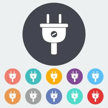 Electrical plug Stock Illustration