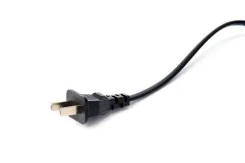 Electrical plug isolated on white background Stock Photos