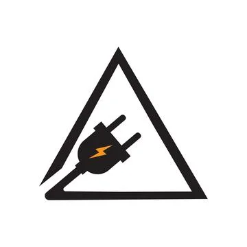 Electrical plug Logo Template vector icon illustration design イラスト素材