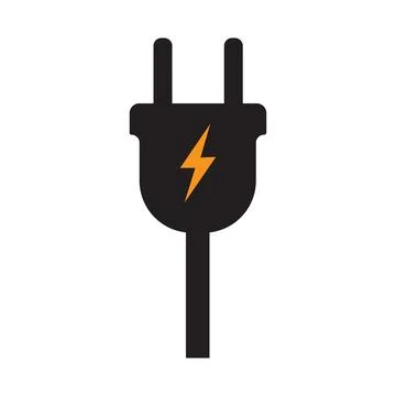 Electrical plug Logo Template vector icon illustration design イラスト素材