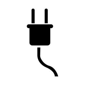 Electrical plug Logo Template vector icon illustration design 스톡 일러스트