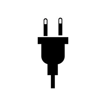 Electrical plug Logo Template vector icon illustration design Stock Illustration