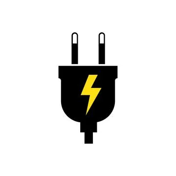 Electrical plug Logo Template vector icon illustration design イラスト素材
