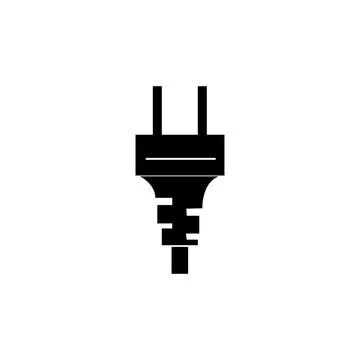 Electrical plug Logo Template vector icon illustration design Stock Illustration