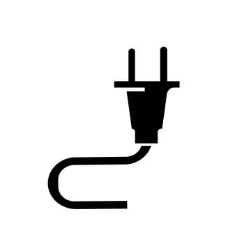 Electrical plug Logo Template vector icon illustration design 스톡 일러스트
