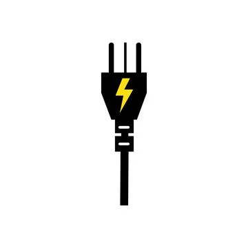 Electrical plug Logo Template vector icon illustration design イラスト素材