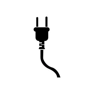 Electrical plug Logo Template vector icon illustration design 库存插图