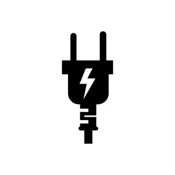 Electrical plug Logo Template vector icon illustration design イラスト素材