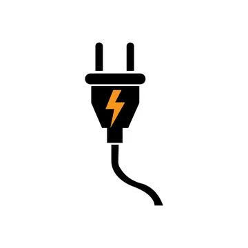 Electrical plug Logo Template vector icon illustration design イラスト素材