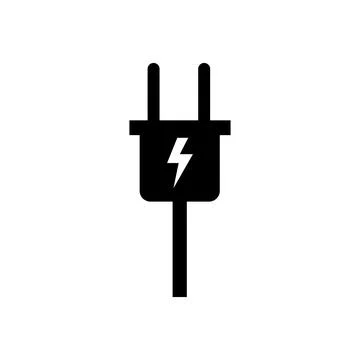 Electrical plug Logo Template vector icon illustration design 스톡 일러스트