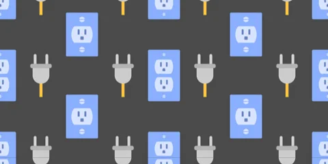 Electrical Plug Pattern Animation 库存影片 347067883