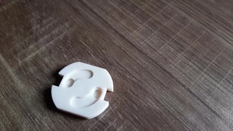 Electrical plug socket safety cover Stock Footage 285911479