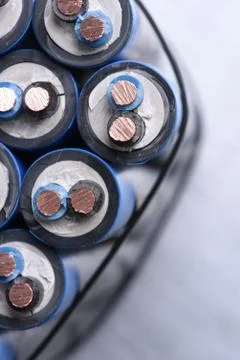 Electrical power cable Stock-Fotos