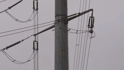Electrical power distribution network, energy grid Stock Footage 99934250